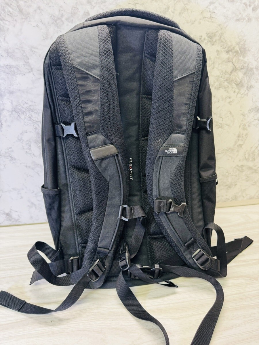 north face fall line black mens backpack The (TNF Black) front stash pocket with stretch side panels The North Face Fall Line