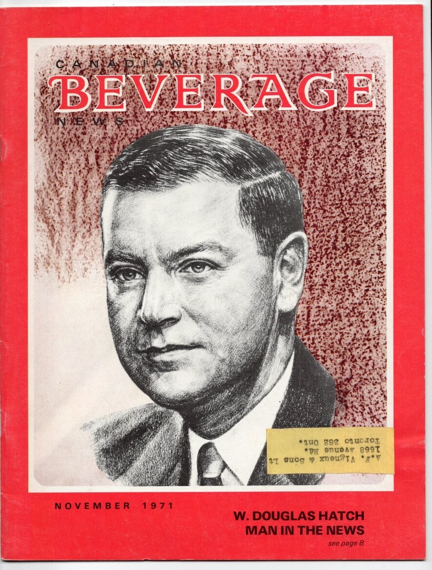 Canadian Beverage News November 1971 Wine Spirits Bars Brights Wines Magazine