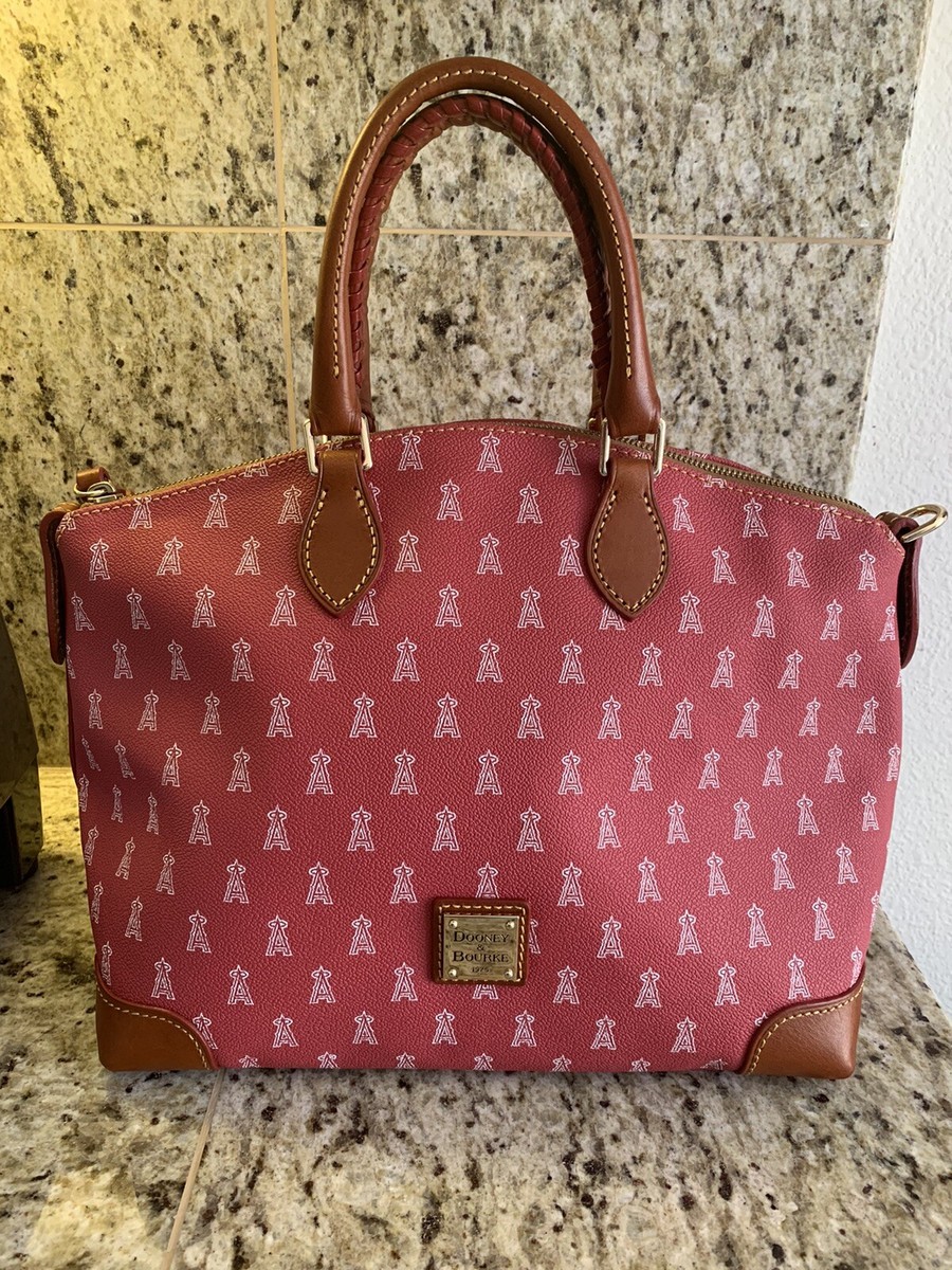 Dooney & Bourke Red Angels Baseball satchel zip Dooney & Bourke Los Angeles Angels of Anaheim Zip Satchel | eBay main image 4