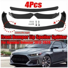 Gloss Black Front Bumper Lip Body Kit Splitter Spoiler For Audi A3 S3 A4 A5 S5 A