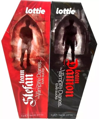 Lottie London Vampire Diaries x Love Sucks Eyeshadow Palette Team Damon 2 Pc