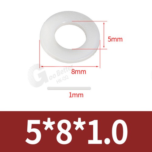 Unterlegscheiben DIN 125 Kunststoff Polyamid PVC M2 - M24 Beilagescheibe ISO7089 - Bild 38 von 121