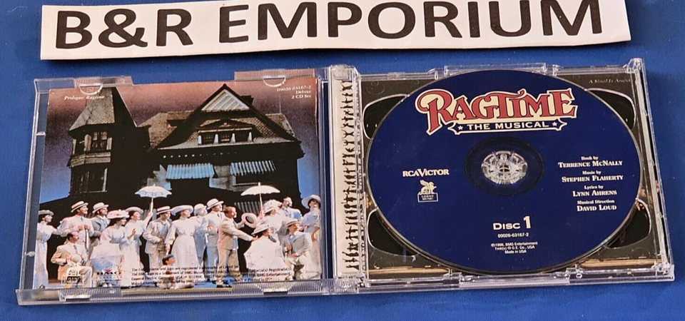 Ragtime Cd Ragtime 3-CD Lot - Ragtime: The Musical Original Broadway Cast + Songs ...