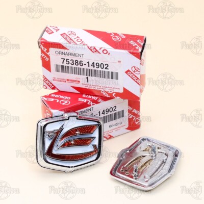 2pc Genuine JDM Toyota Red Dragon Ornament Badge Emblems CELICA