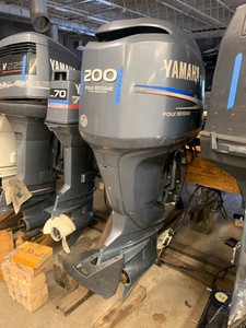 yamaha outboard f200 stroke 2002 boat engine v6 hp motor