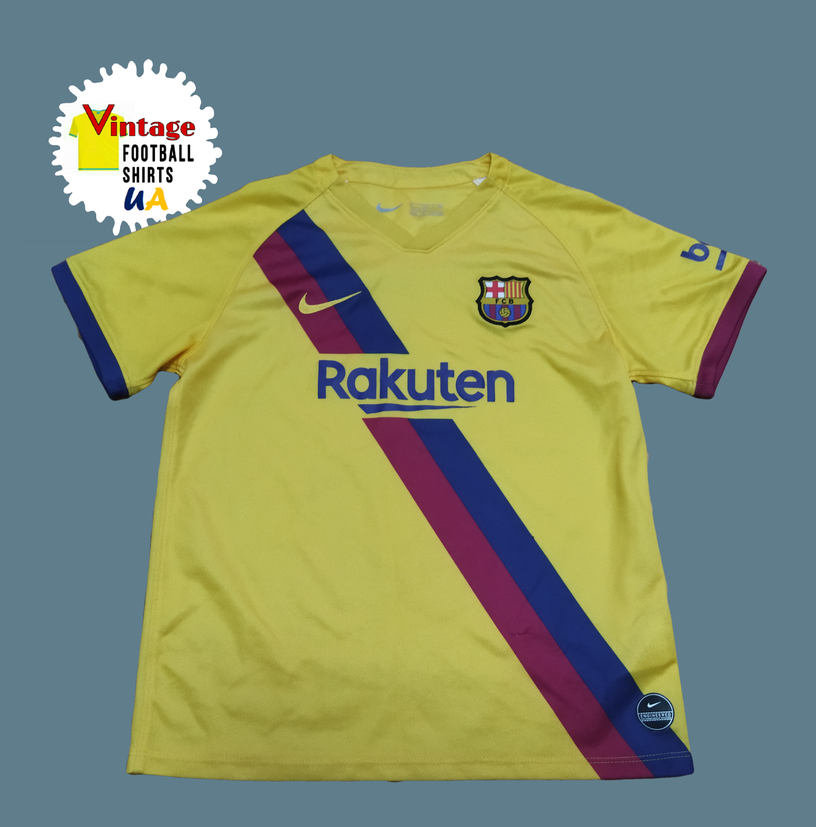 NIKE BARCELONA BARCA 2019/2020 AWAY FOOTBALL SOCCER SHIRT JERSEY