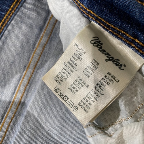 Pantalones de mezclilla ligeros azules 36x30 elásticos Wrangler Texas para hombre EE. UU. - Imagen 10 de 12