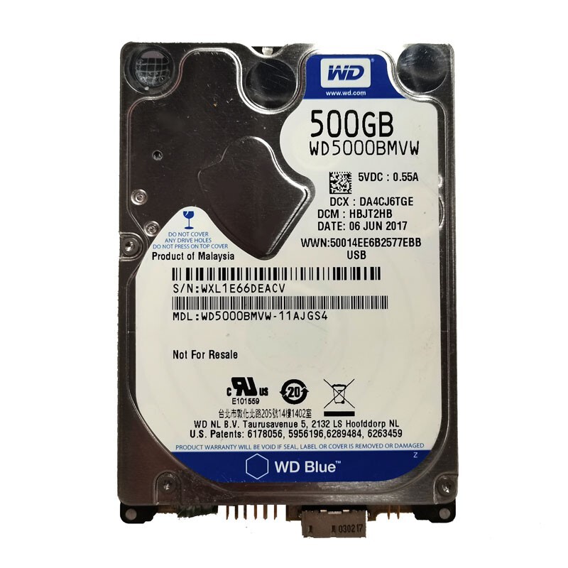 Western Digital 500GB WD5000BMVW-11AJGS4 USB 3.0 Portable External
