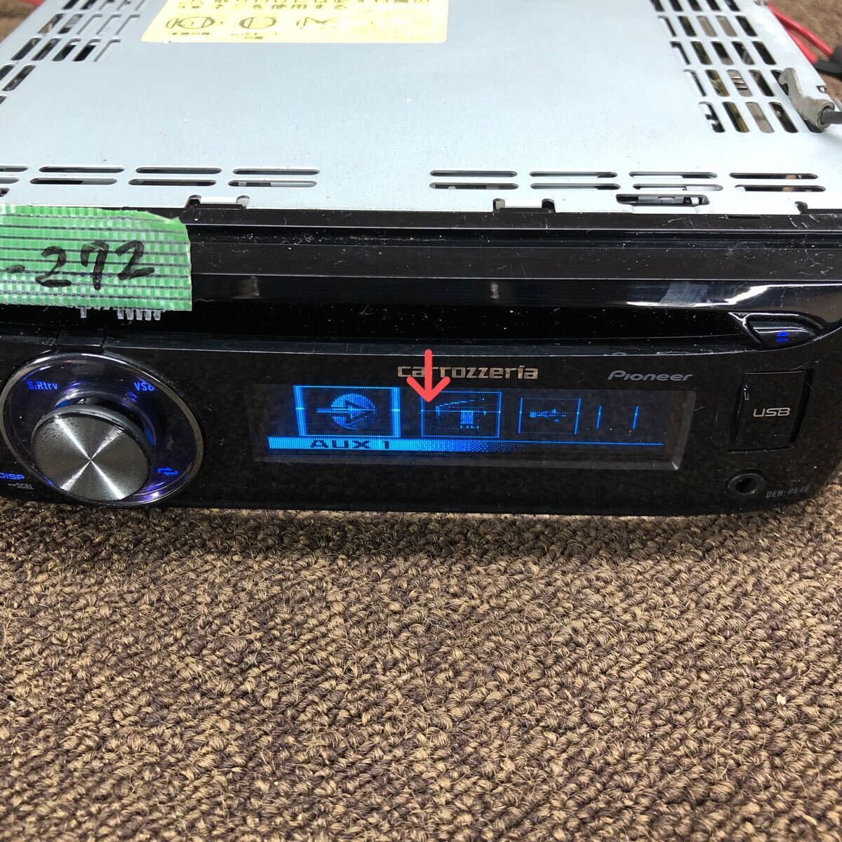 パイオニア。DEH-p640。CDデッキ Carrozzeria Pioneer DEH-P640 1DIN