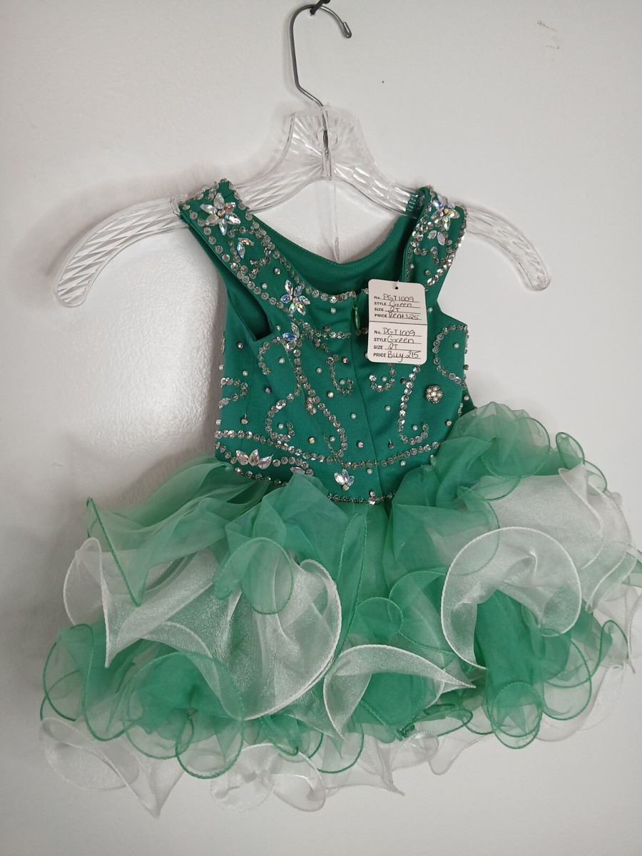 Pagent Party Dress For Toddler, Green W/ Sequence, Free Shipping | eBay Pagent Party Dress For Toddler, Green W/ Sequence, Free Shipping | eBay