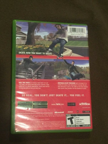 Original Microsoft XBox Video Game Tony Hawk's Projects 8 Rated T - Picture 3 of 3