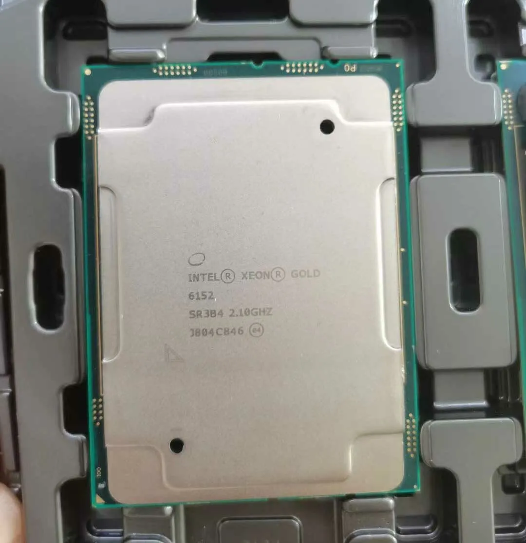 Intel Xeon Gold 6152 CPU processor 22 core 2.10ghz 30.25mb 140w lga-3647  server