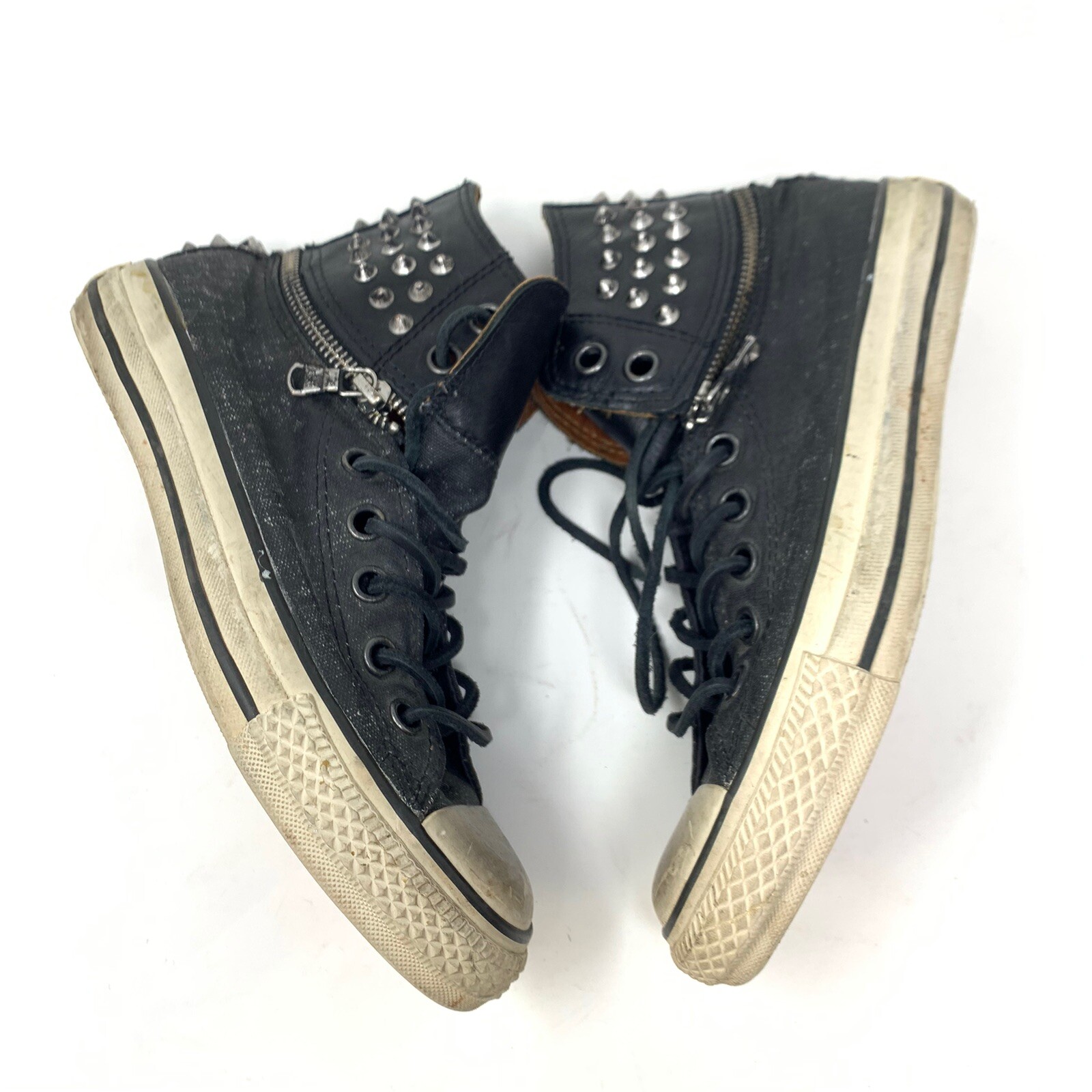 john varvatos studded mid top