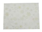 Snow Crystal Sparkly Snowflakes Jacquard Tablecloth Champagne/Gold - 53" x 67"