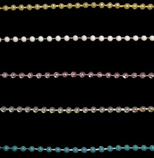 ROUND BEADS ON A STRING, 2.5MM, WEDDING DECORATIONS, CAKE TRIM, ART T001