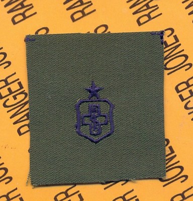 USAF Air Force Medical Tech Senior Qualification OD Green & Blue badge patch  