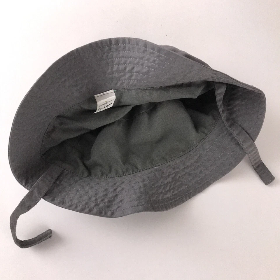 Sombrero para el sol Jumping Beans Googlie Eye Monster Face gris cubo 6-18 m Foto 4 de 4