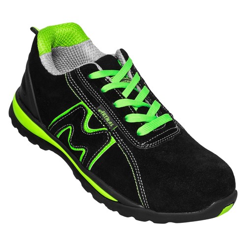 Zapatos de seguridad zapatos de trabajo zapatos de protección cuero gorra de acero deportivo talla 37-47 - Imagen 2 de 14