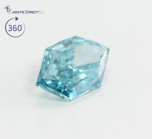 Marquise Duchess loser Diamant (0,69 ct blau (bestrahlt) Vs1 Reinheit) IGL - Video 1 von 1
