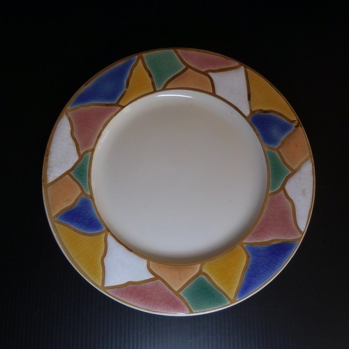 Assiette plate céramique porcelaine art nouveau déco table JARS France