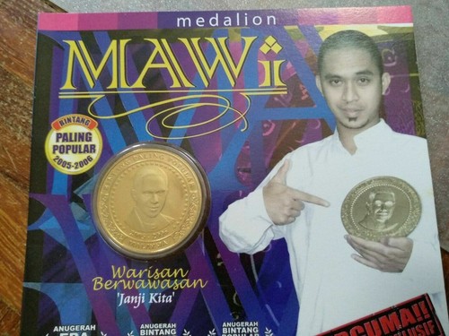 MAWI Bintang Paling Popular 2006 Medallion Coin Card BU by Royal Mint Malaysia - Picture 7 of 9