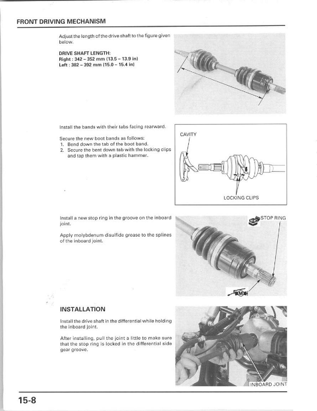 Set Di 4 Giunti Sferici Originali Honda Per TRX450 Foreman – 1998-2004, Completi Di Clip E Perni, OE Per ATV