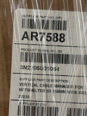 AR7588  (APC) Vertical Cable Manager for NetShelter SX 750mm Wide 4