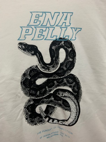 Minor Defect! Ena Pelly Women Python Print Sweatshirt Oversized Fit Jumper XS-XL - Picture 3 of 4