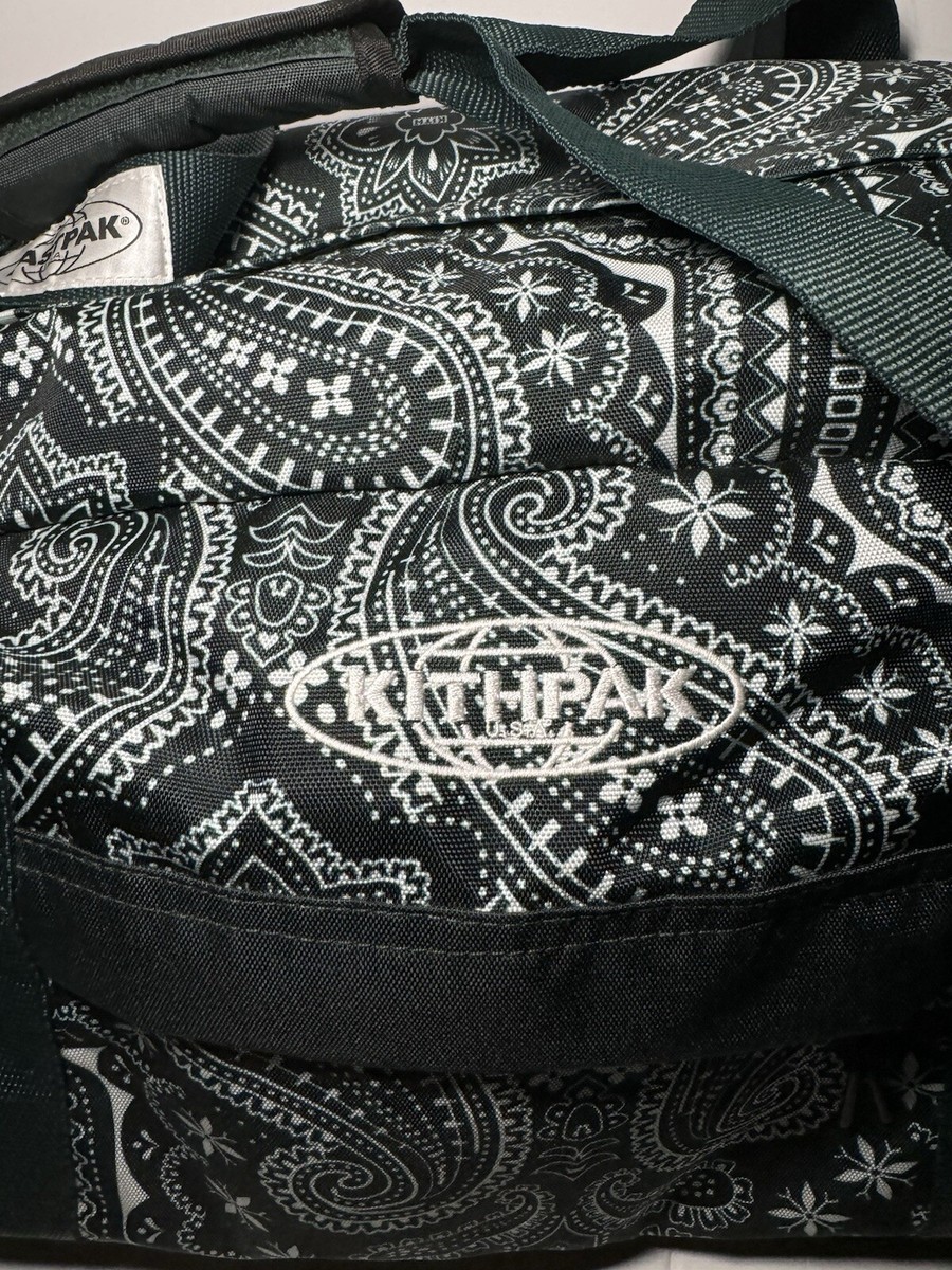 Kith X Eastpak Bandana Paisley Stand Duffel Bag | eBay 
