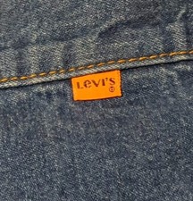 Vintage 1970s Levi's Shorts Orange Tab Size 14