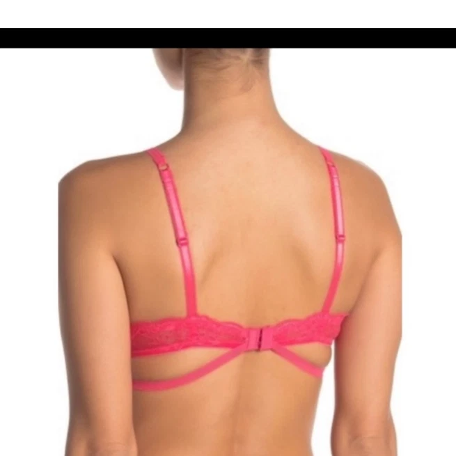 Nuevo con etiquetas Sujetador con aros Free People Dream of Me encaje tiras recorte 32A 32B 32C 32D Foto 4 de 4