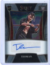 2022 PANINI SELECT TEOMAN SIGNATURE SELECTIONS AUTOGRAPH