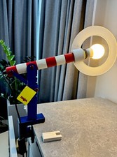 Vintage Space Age Mid Century Schreibtisch "Signallampe" von Haba, 1990er