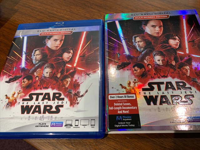 The Last Jedi Blu Ray Sales