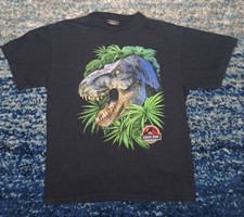 Vintage 1999 Jurassic Park Dinosaurs T-shirt Size Medium - See Measurements