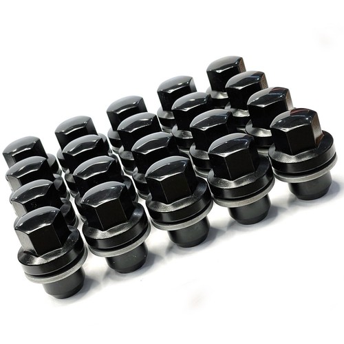 Tuercas de rueda de aleación negras TPi 20 x M14x1,50 22 mm Land Rover Discovery 5 L462 - Imagen 3 de 10