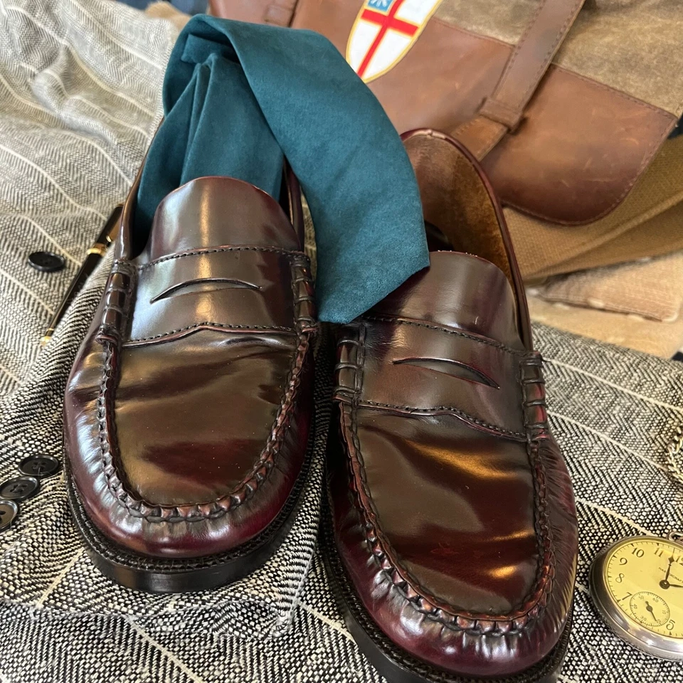 Corbata delgada verde rojo gallo Select Foto 3 de 4