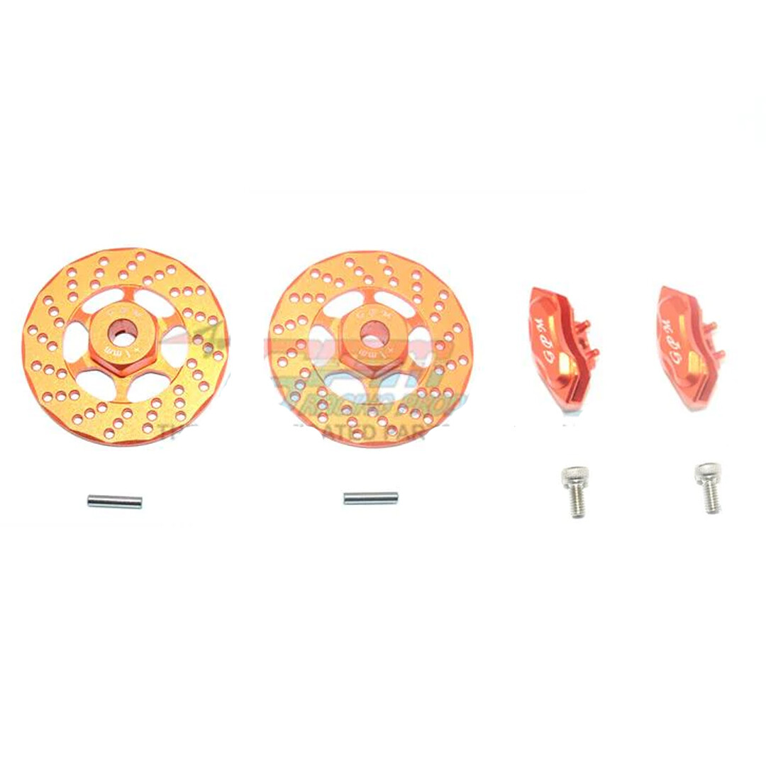 NEW GPM Alum Front Or Rear Brake Disk+Brake Caliper Orange for