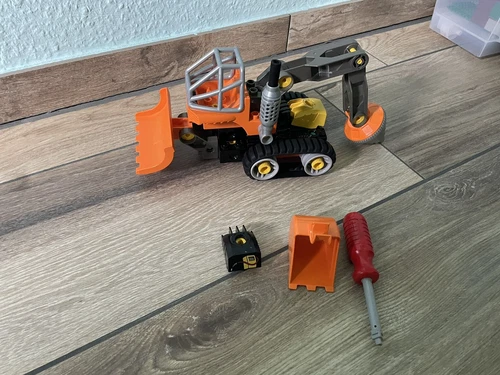 Lego Duplo Toolo 3590 Bohrer Drill Interaktives Bohrfahrzeug Action Wheeler