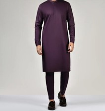 Stitched Violet Purple Cotton Elite  For Boys  Men  All Season