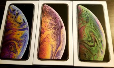 Phone X Xs XR Xs Max Box with accessories charger, cable, earphone, Manual (FR)