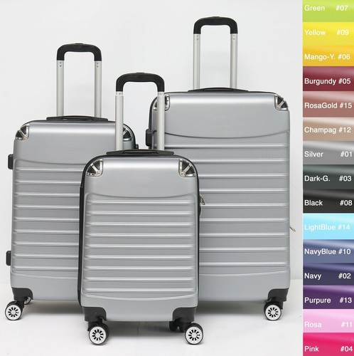 Maleta B-102 maleta rígida trolley maleta de viaje M a XL o juego - Imagen 77 de 136