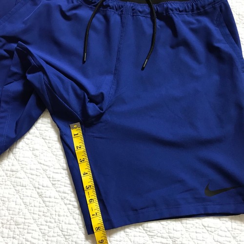 Pantaloncini da allenamento Nike Pro Rep uomo taglia XL blu nuovi con etichette cd4317 455 - Foto 9 di 10