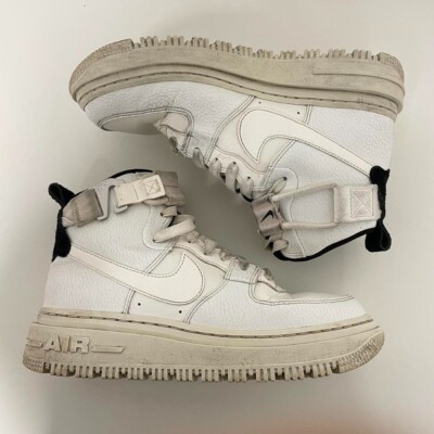 Nike Air Force High Utility High Top Trainers Summit White