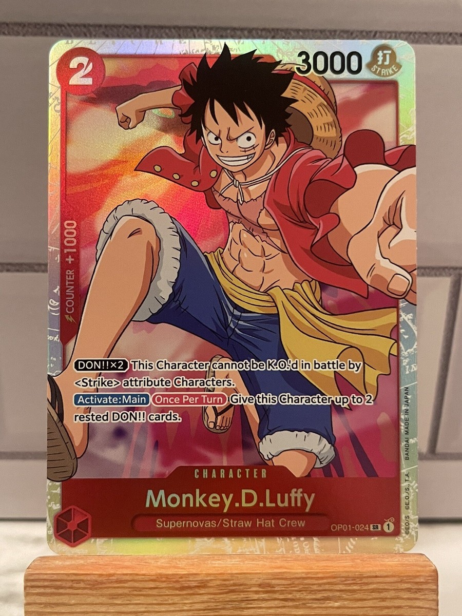 Monkey.D.Luffy (024) OP01-024 SR Romance Dawn One Piece | eBay