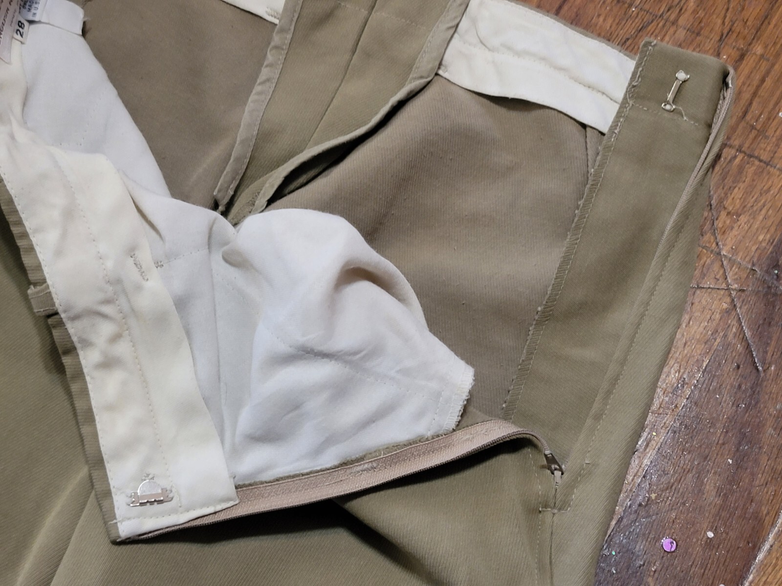 The Tailored Sportsman English Riding Pants Womens 28 Equestrian Made in USA