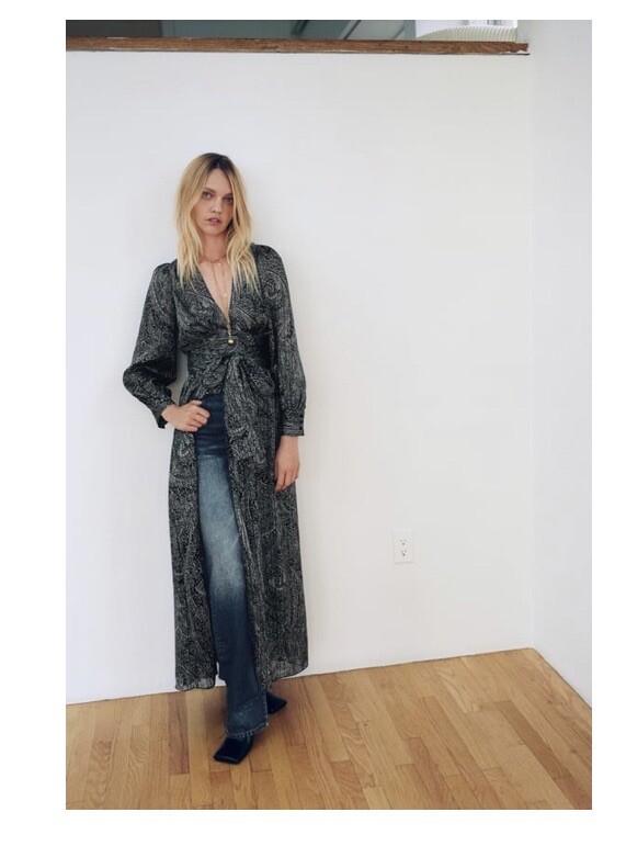 chinese dress ladies Zara Rose Crochet Maxi Dress main image 1