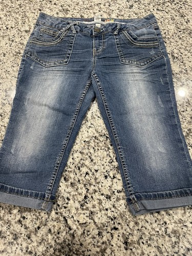 Jeans Mudd Capri Taille 9 - Occasion En Très Bon état, Coupe Juniors