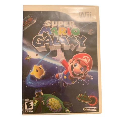 Super Mario Galaxy 1 (Nintendo Wii, 2007) Game No Manual