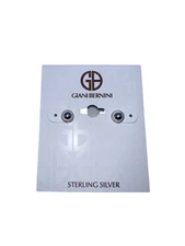 Giani Bernini Rope-Framed Stud Earrings in Sterling Silver New